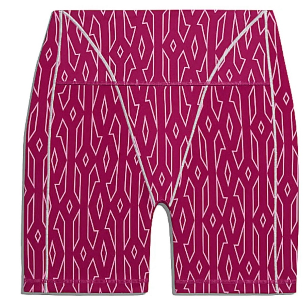 New! adidas x Ivy Park monogram-print biker shorts - XS Pink